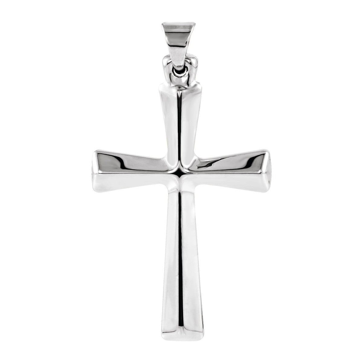 Beveled Cross Pendant