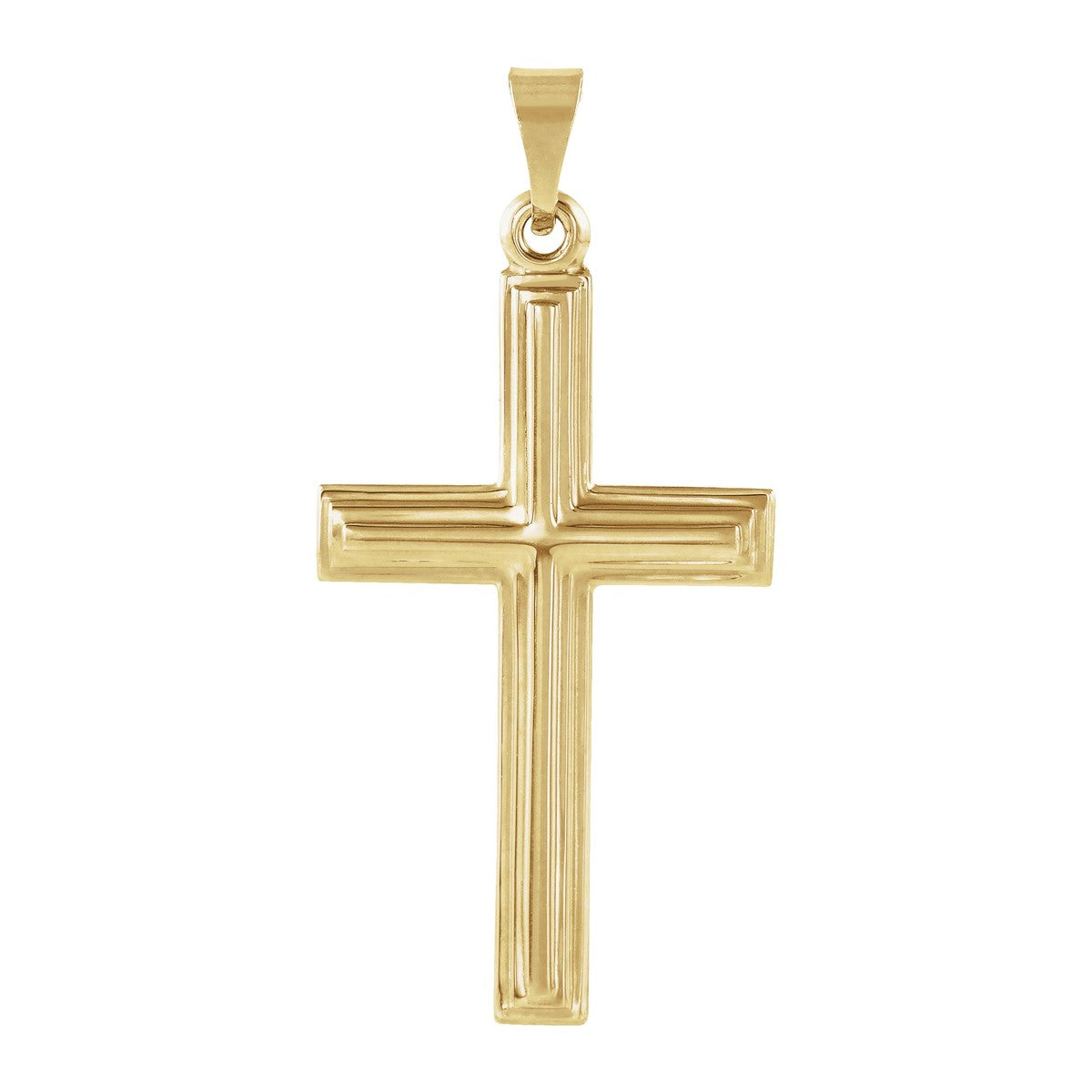 Linear Cross Pendant