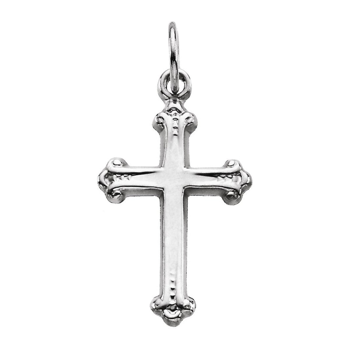 Ornate-Tip Cross Pendant