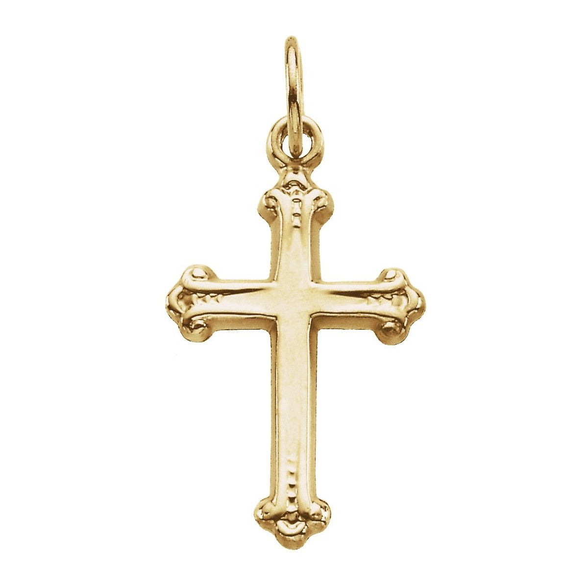 Ornate-Tip Cross Pendant