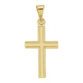 Beaded-Border Cross Pendant
