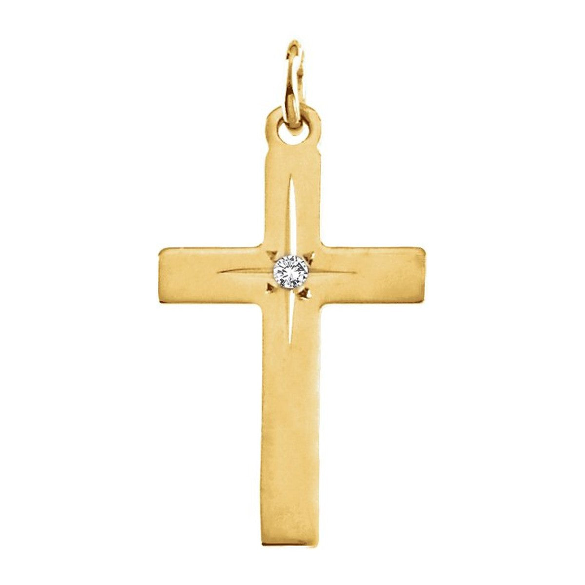 Diamond Accent Cross Pendant