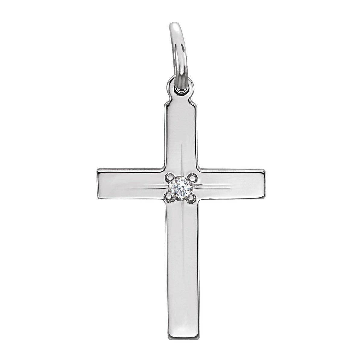 Diamond Accent Cross Pendant