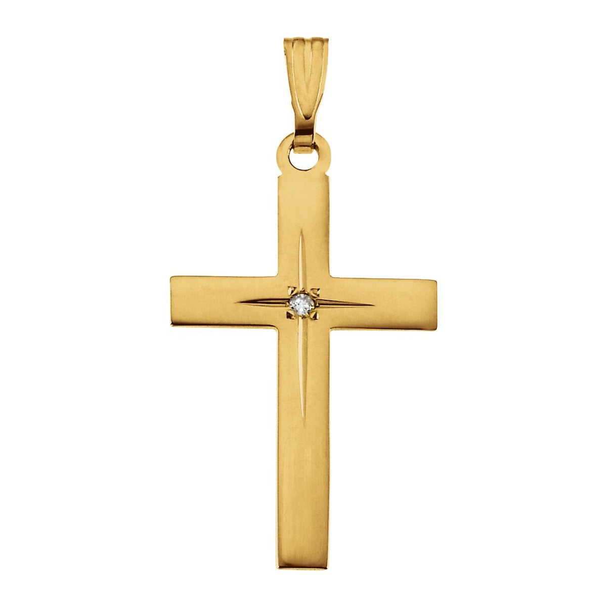 Diamond Accent Cross Pendant
