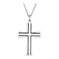Black Accent Cross Necklace