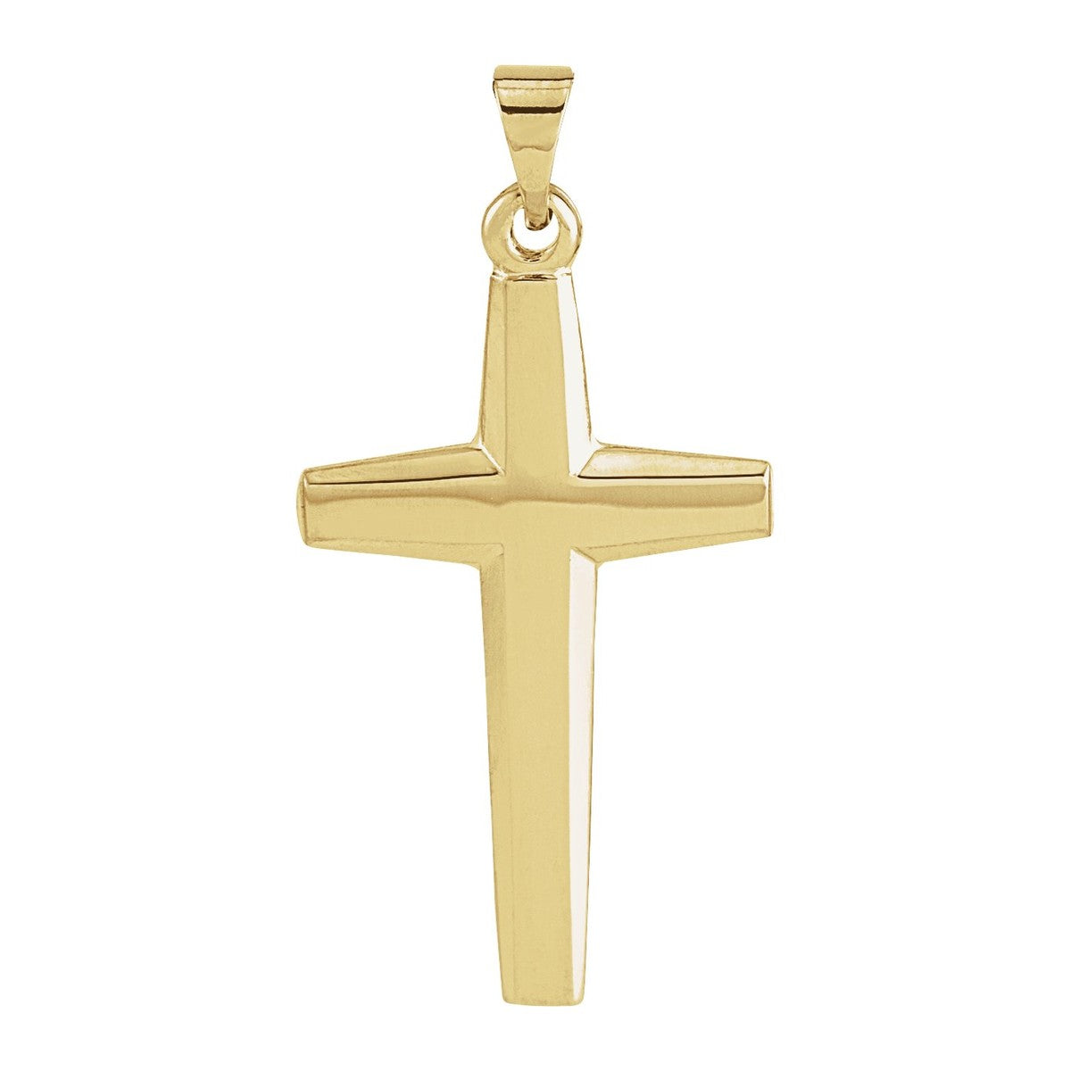 Contoured Cross Pendant