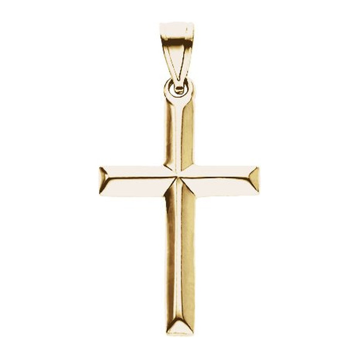 Faceted Cross Pendant