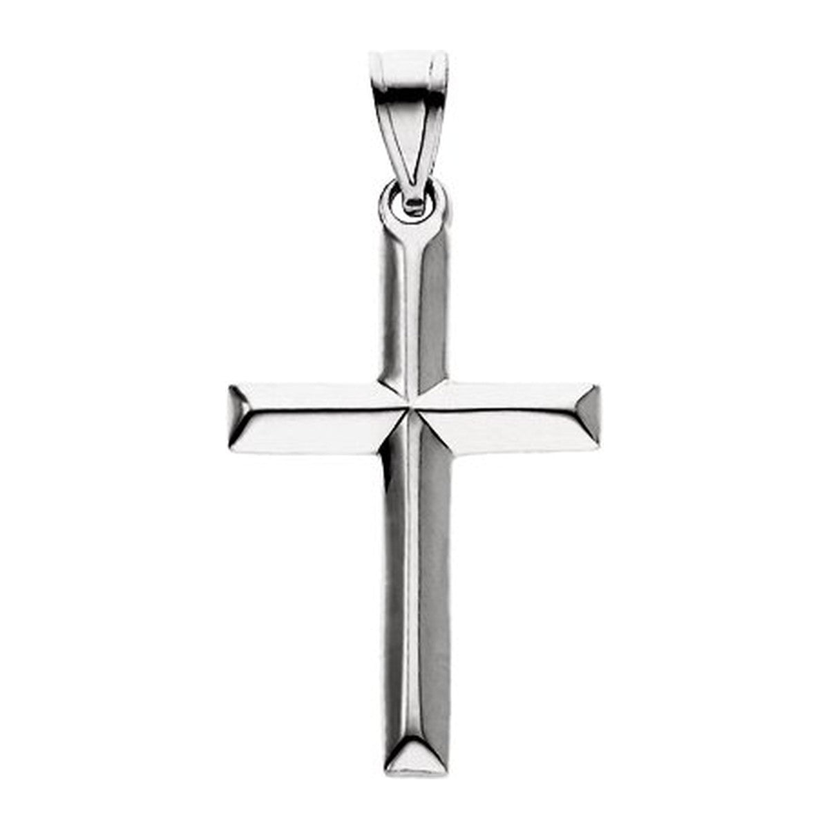 Faceted Cross Pendant