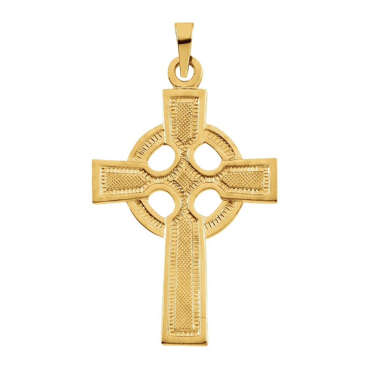 Antiqued Celtic-Inspired Cross Pendant
