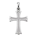Scalloped Cross Pendant