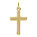 Petite Polished Cross Pendant