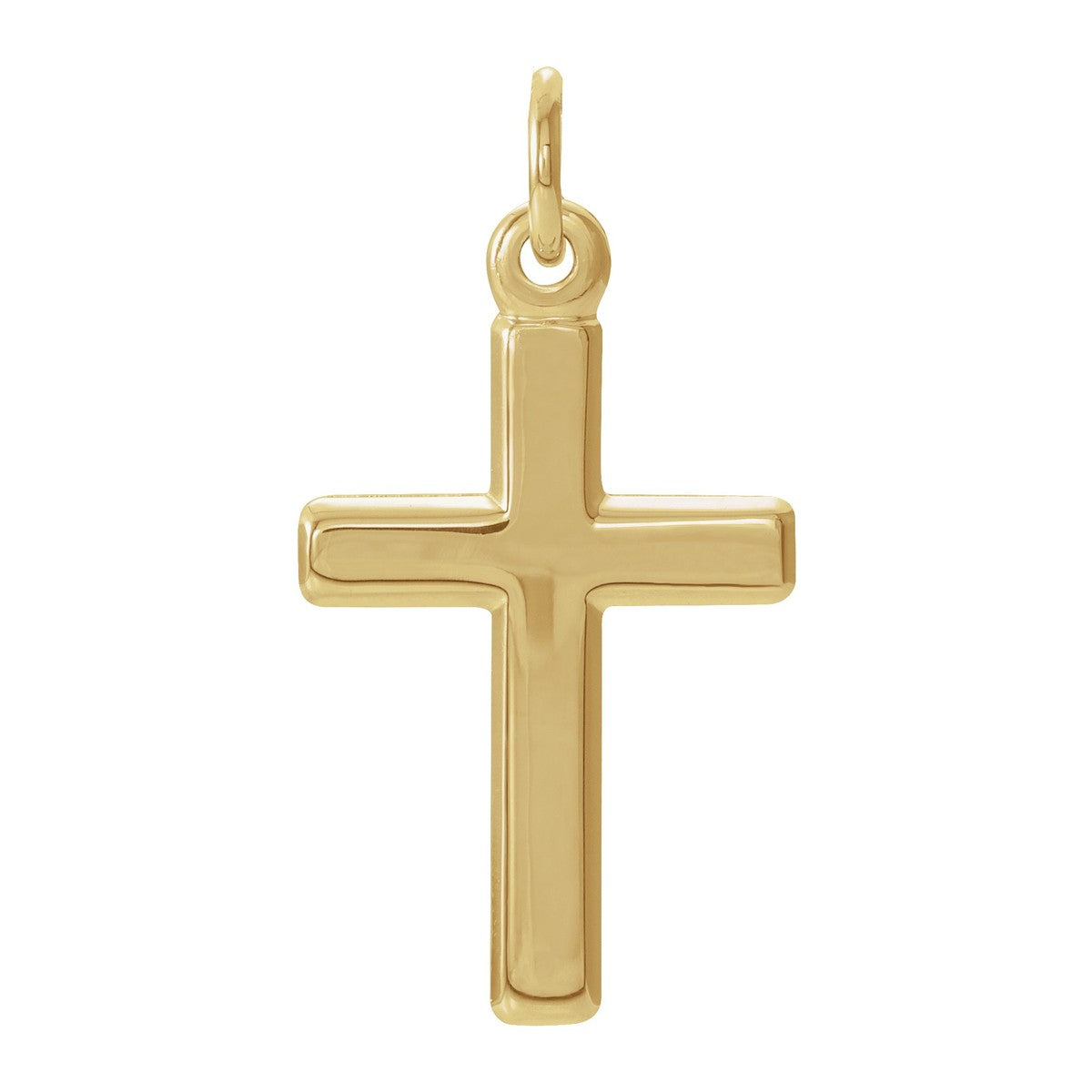 Petite Polished Cross Pendant