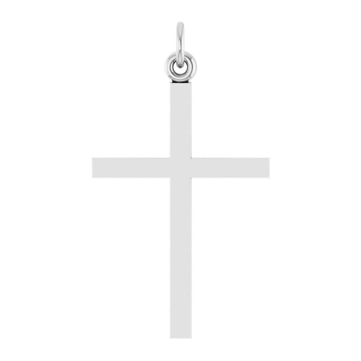 Petite Polished Cross Pendant