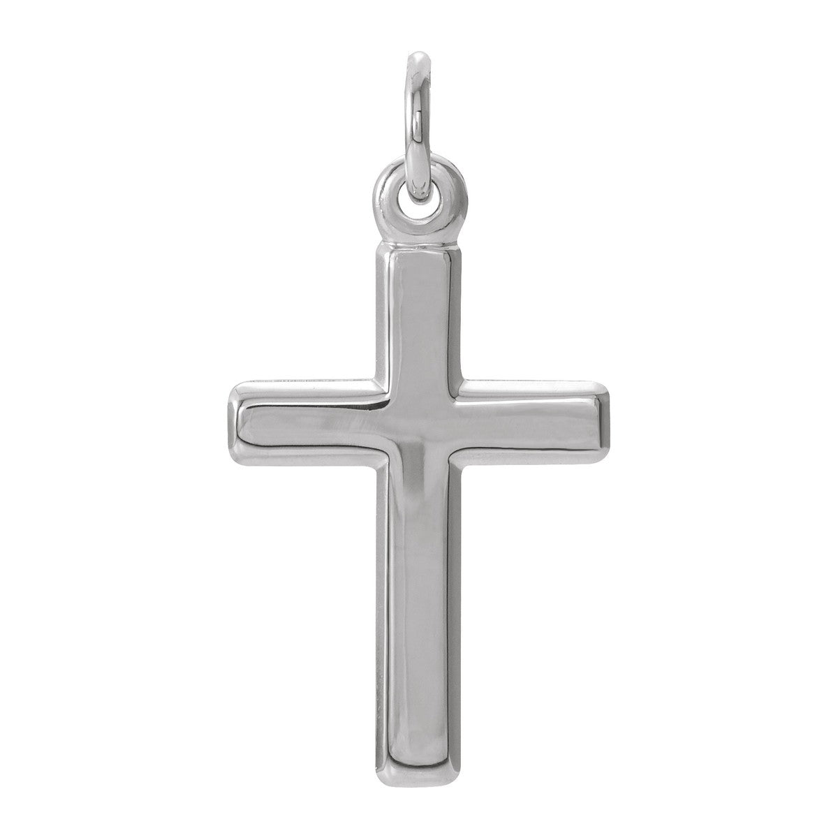 Petite Polished Cross Pendant