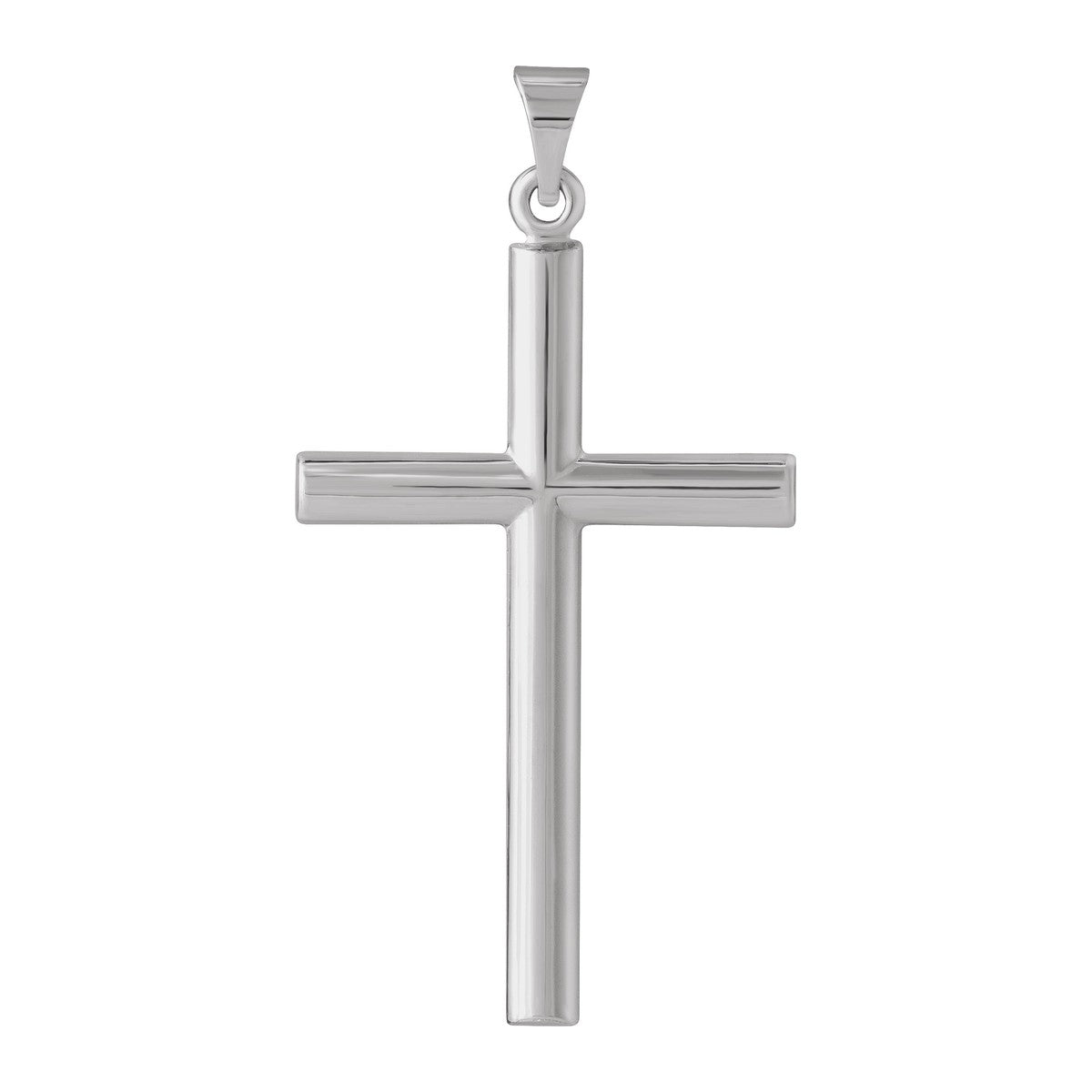 Ridged Latin Cross Pendant