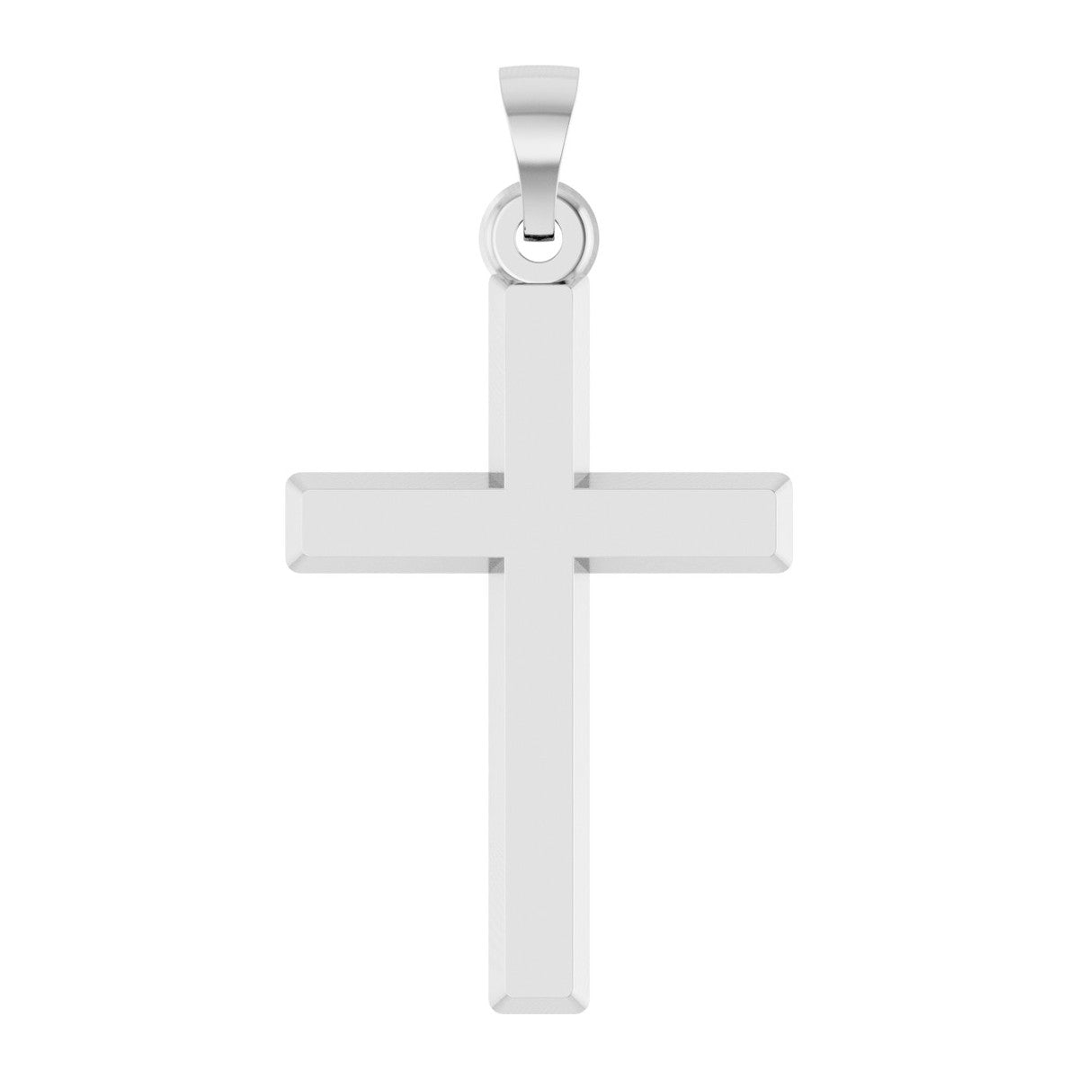 Bold Polished Cross Pendant