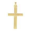 Bold Polished Cross Pendant