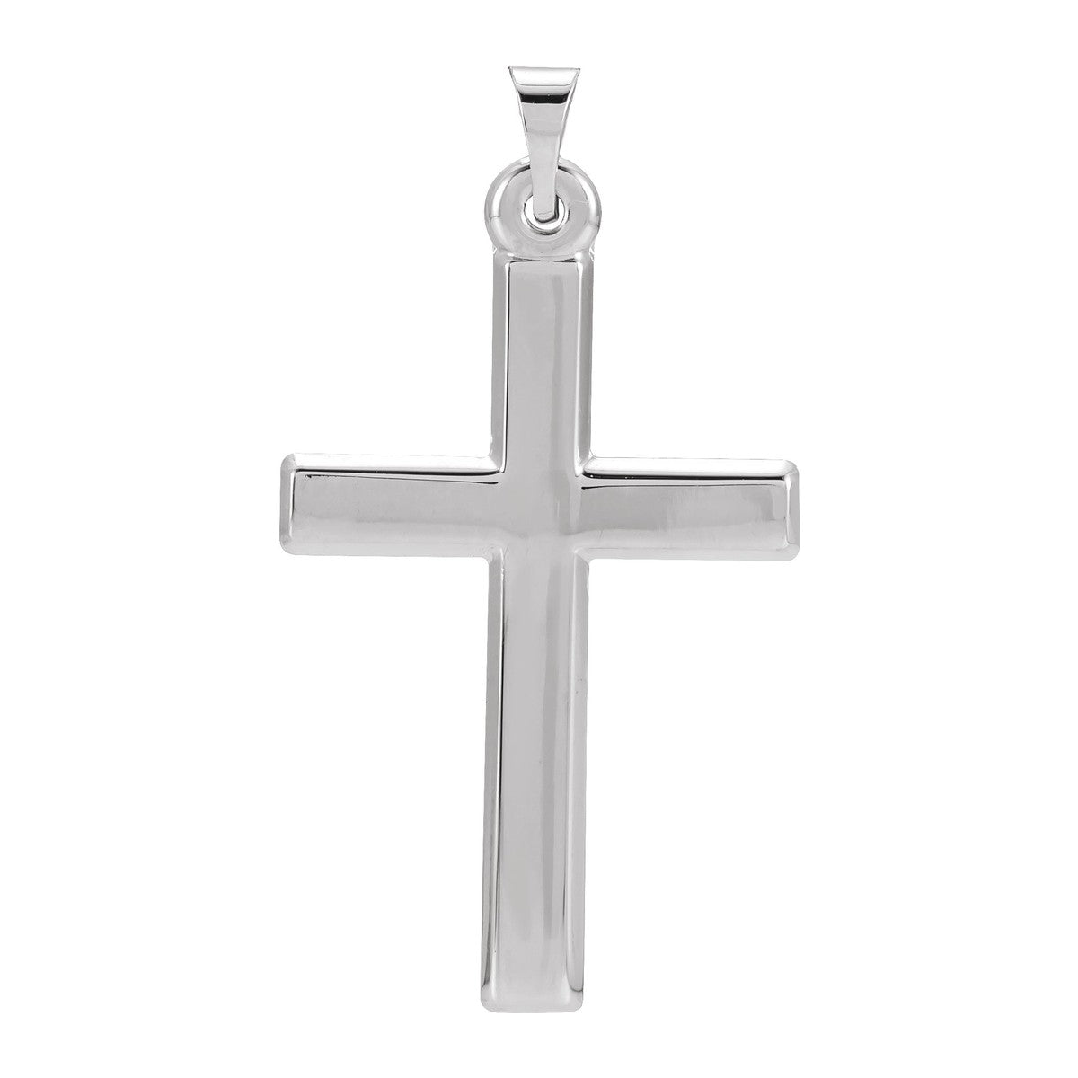 Bold Polished Cross Pendant