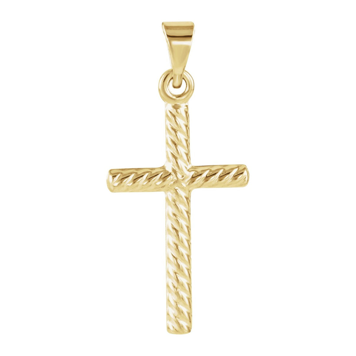 Rope Cross Pendant