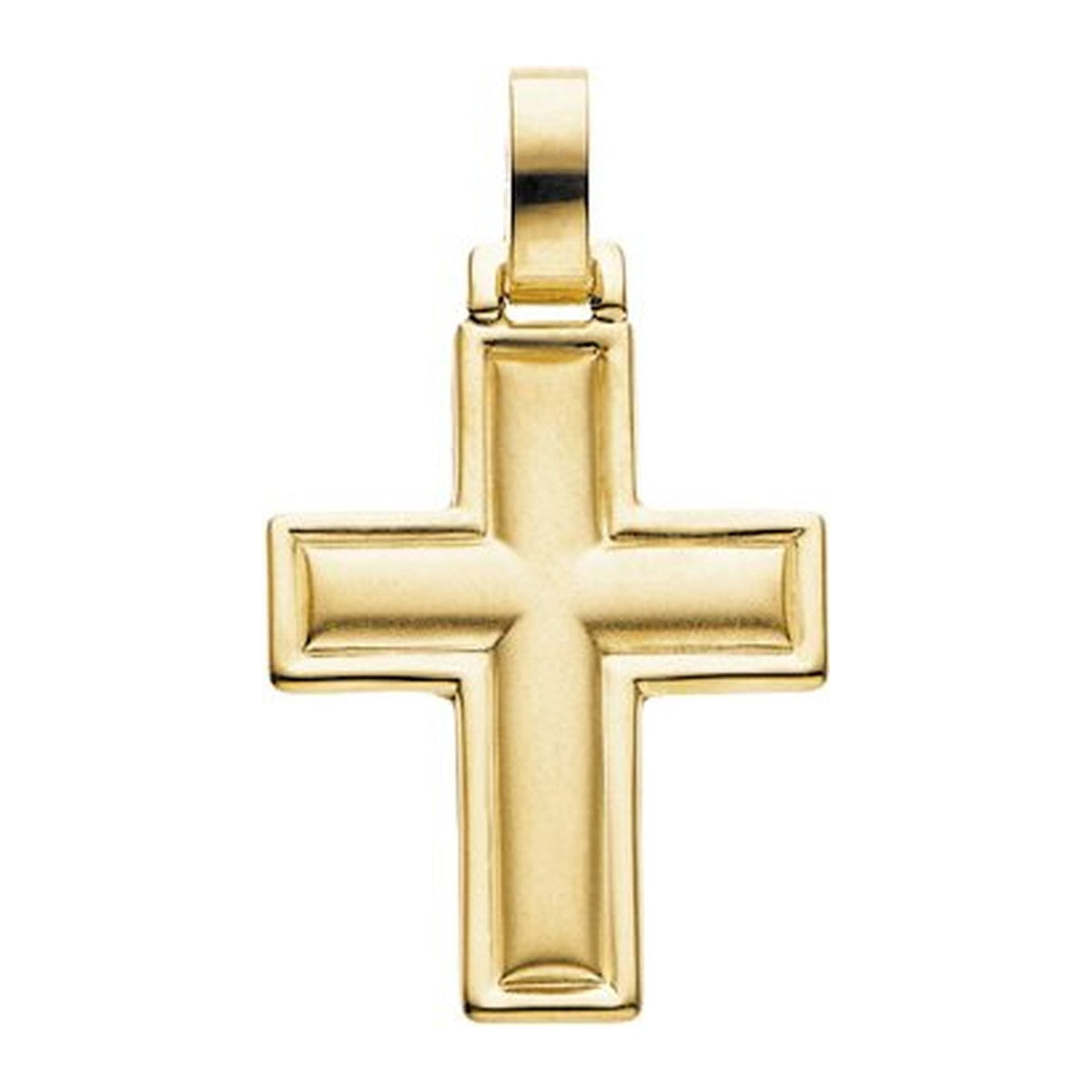 Bold Satin Cross Pendant