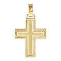 Bold Satin Cross Pendant