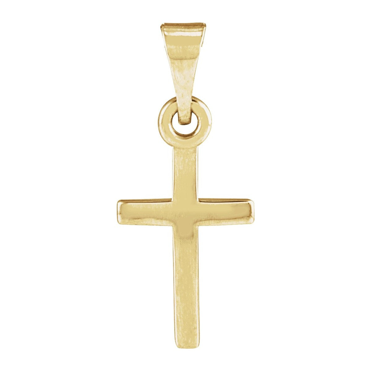 Polished Cross Pendant