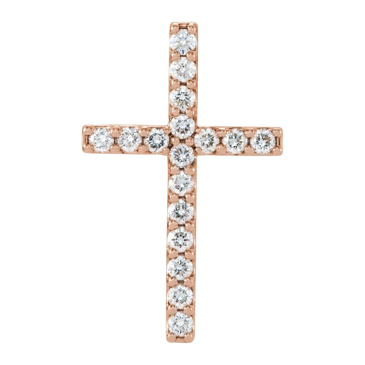 Petite Diamond Cross Pendant