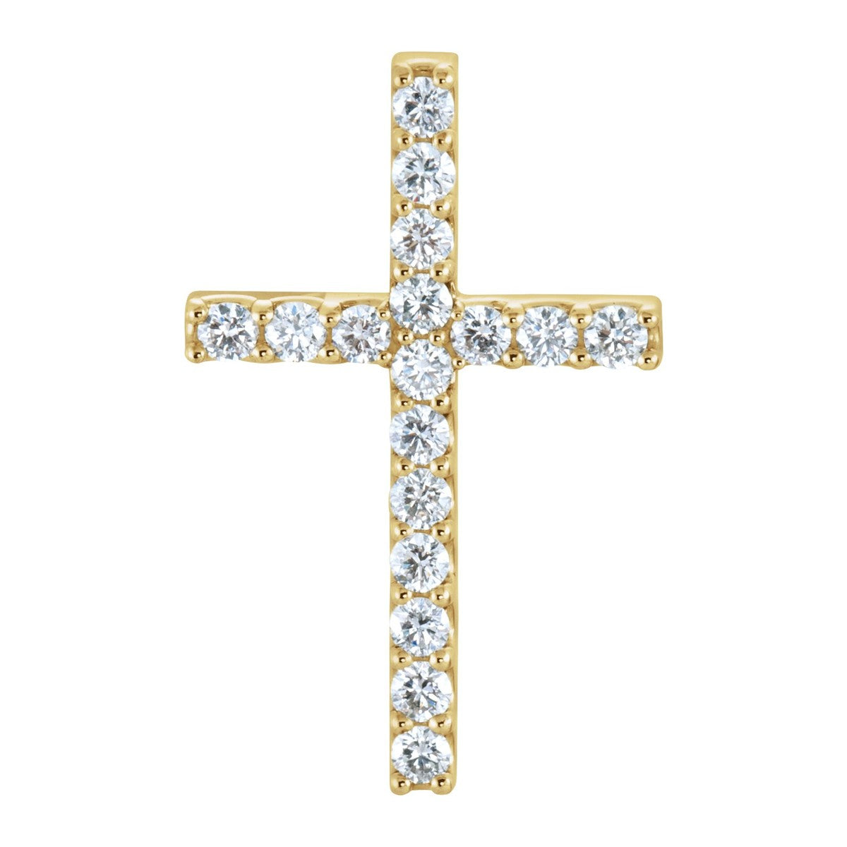 Petite Diamond Cross Pendant