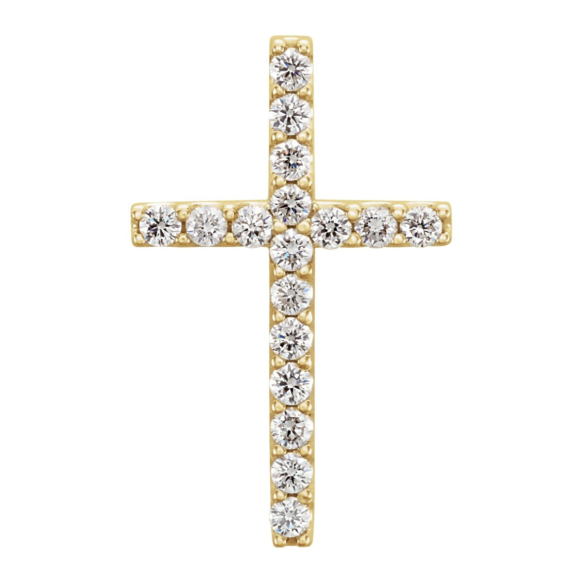 Petite Diamond Cross Pendant