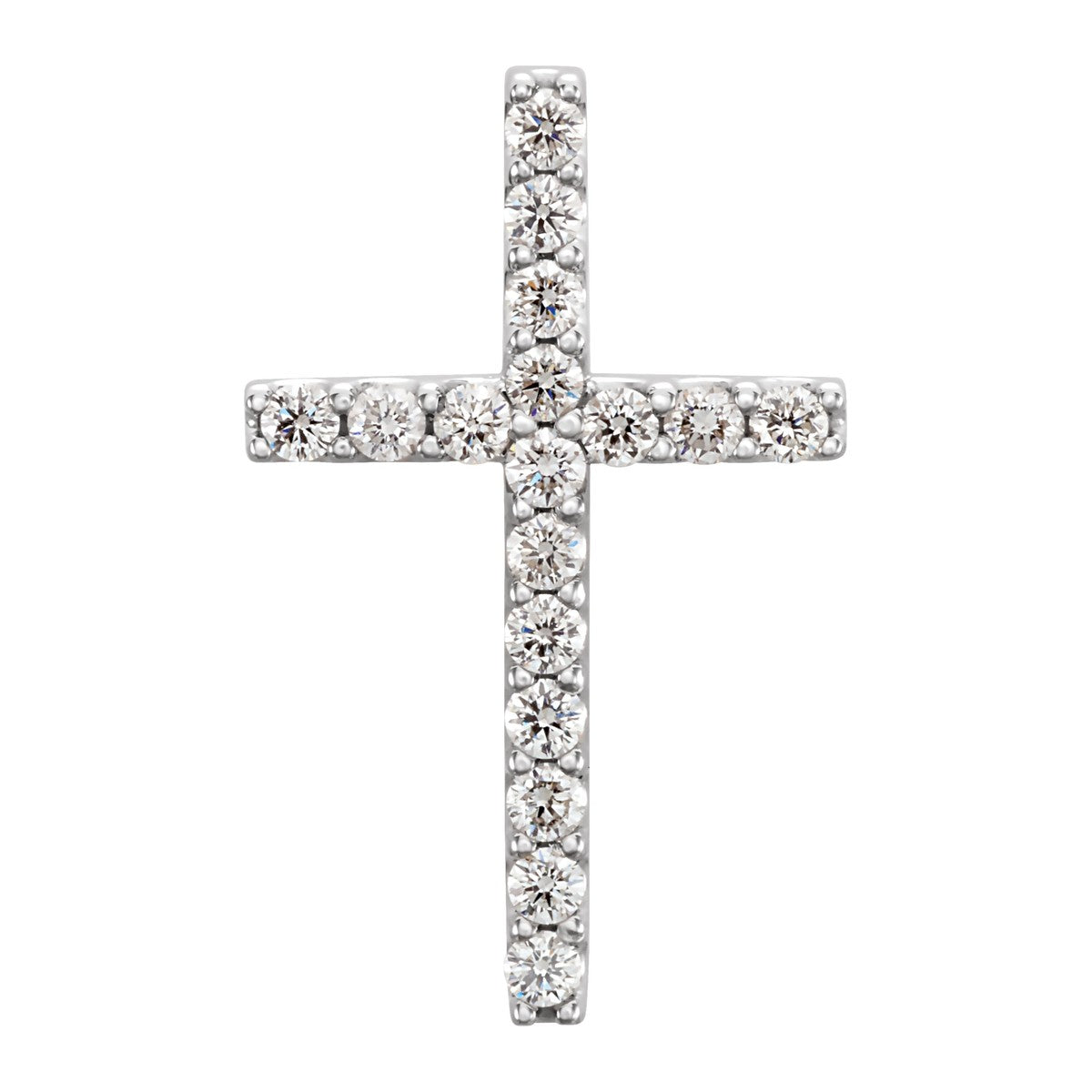Petite Diamond Cross Pendant