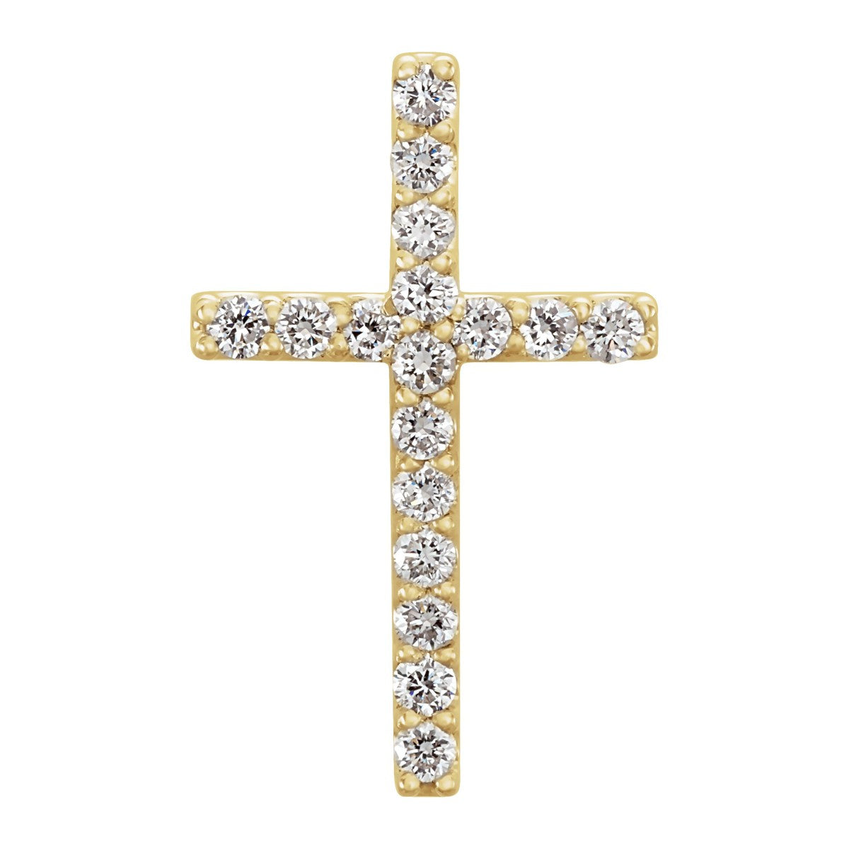 Petite Diamond Cross Pendant