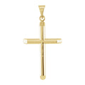 Large Unadorned Cross Pendant