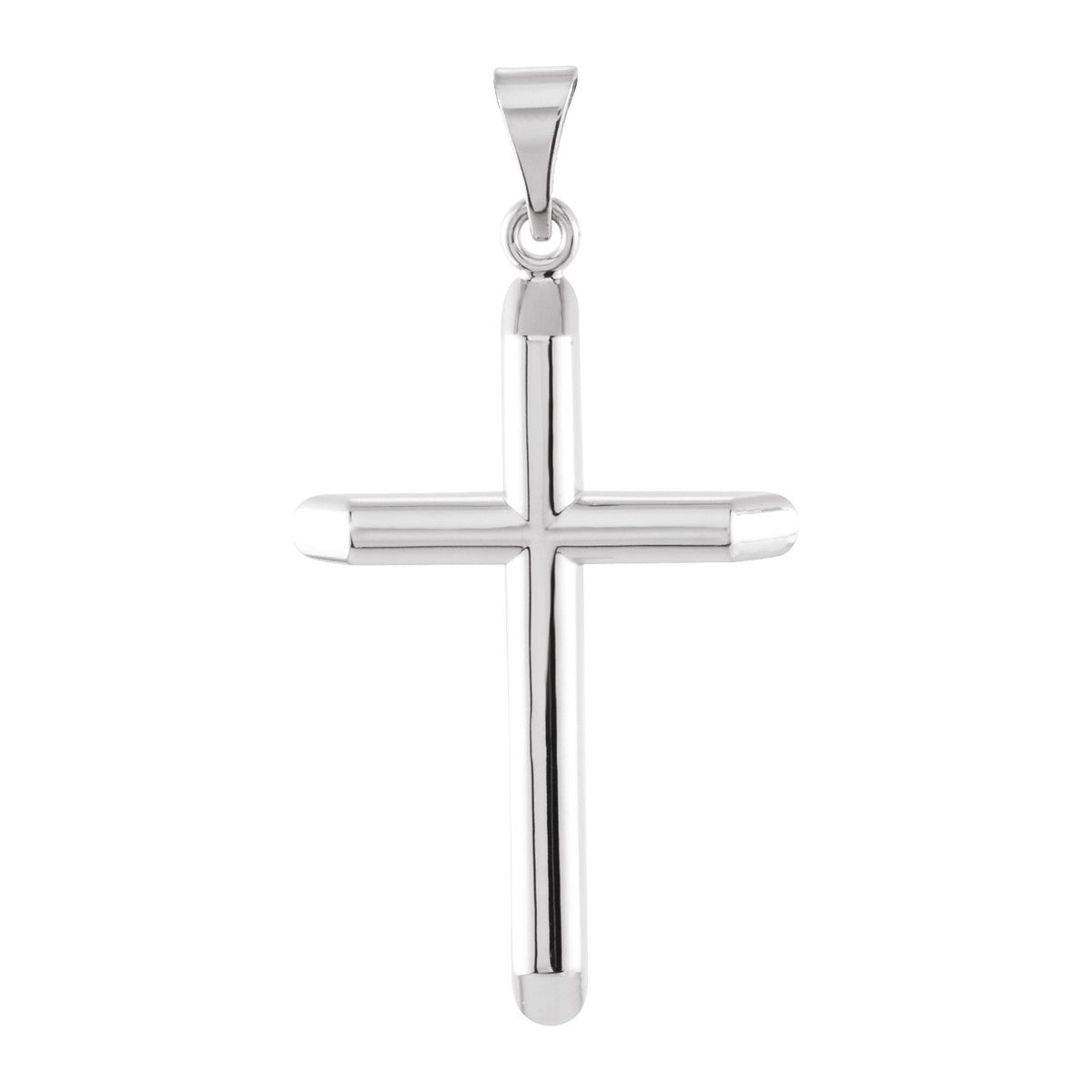 Large Unadorned Cross Pendant
