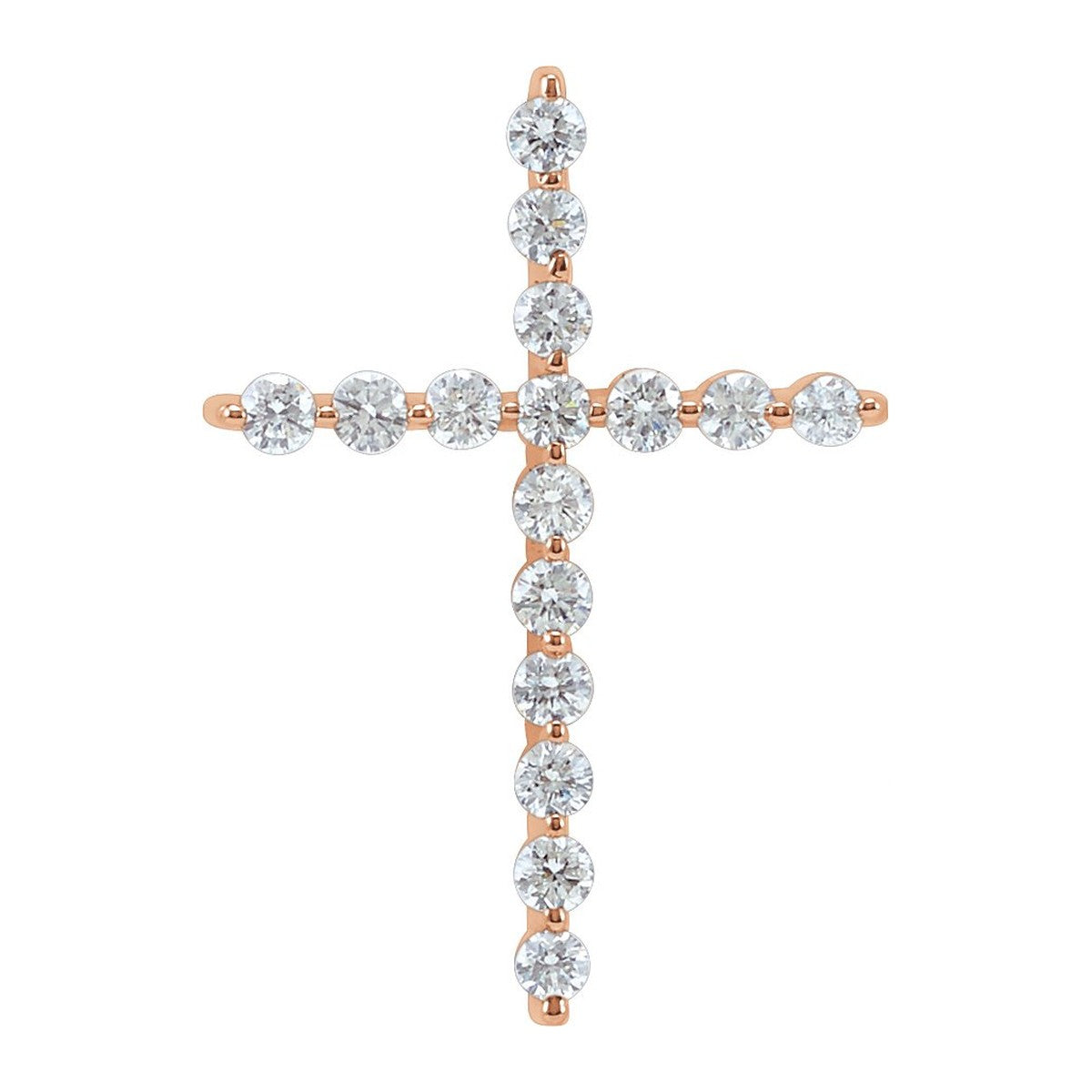 Diamond Latin Cross Pendant