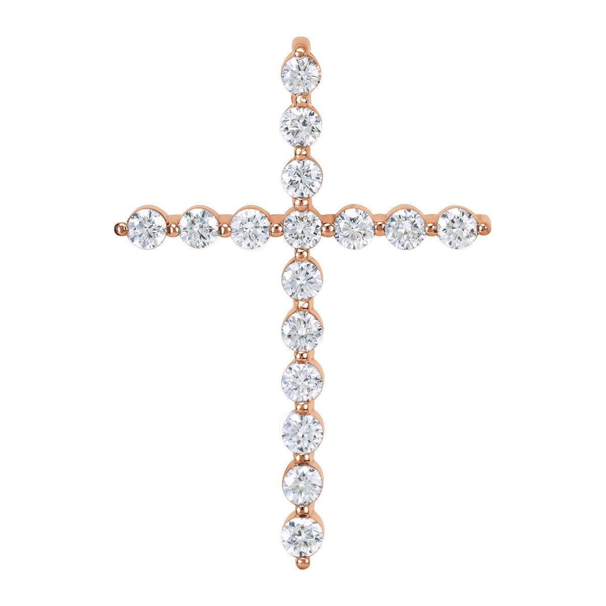 Diamond Latin Cross Pendant