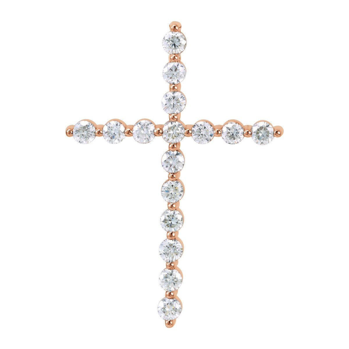 Diamond Latin Cross Pendant