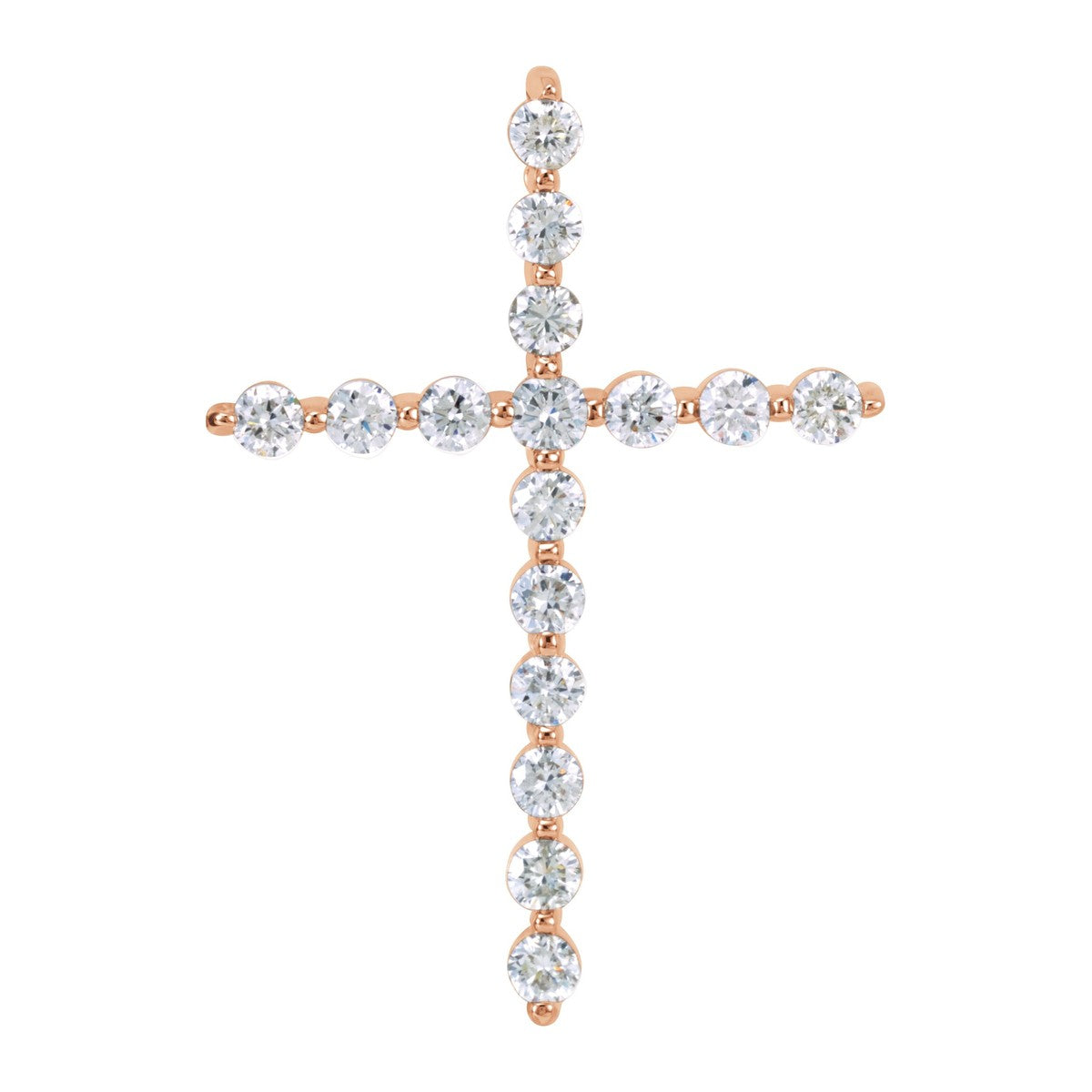 Diamond Latin Cross Pendant