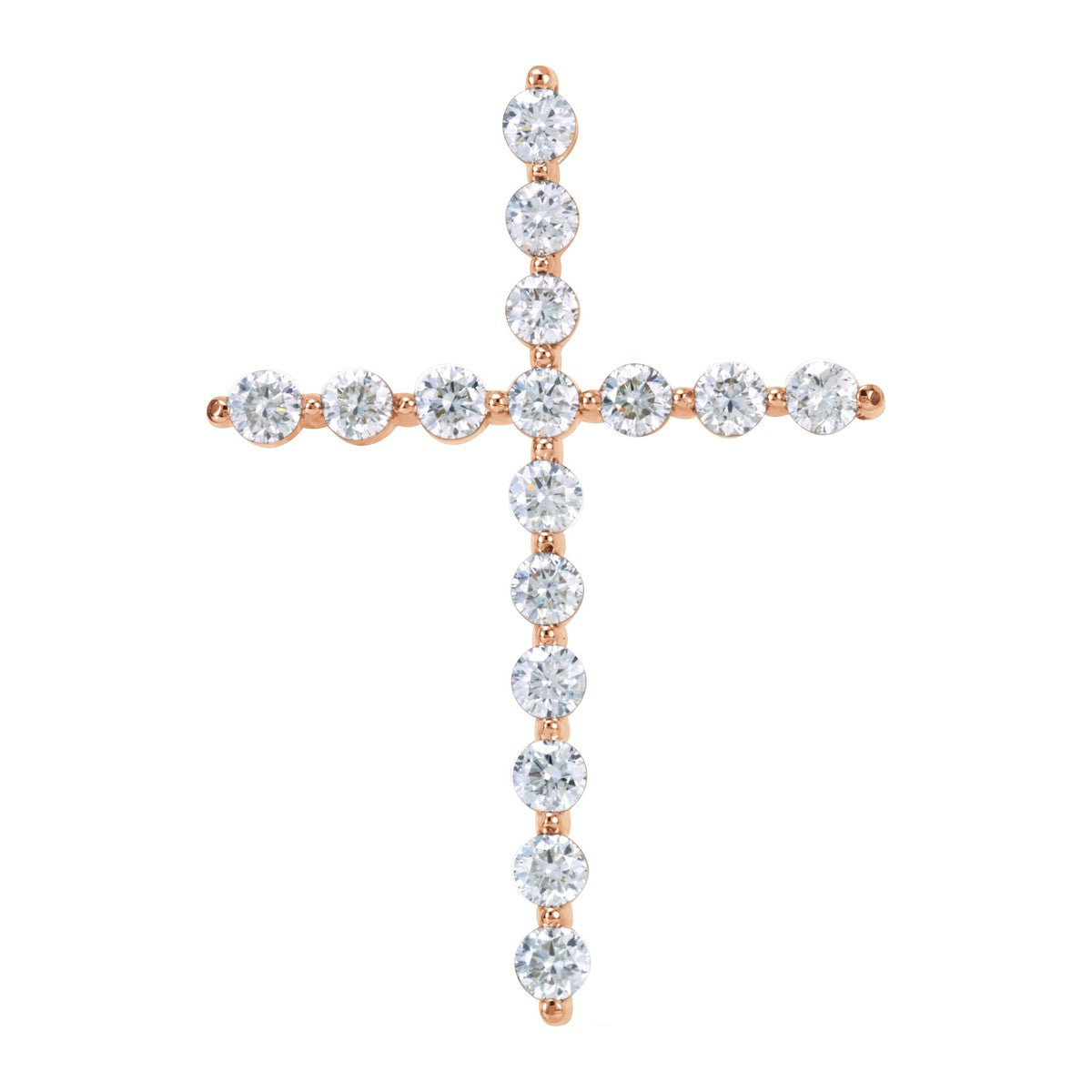 Diamond Latin Cross Pendant