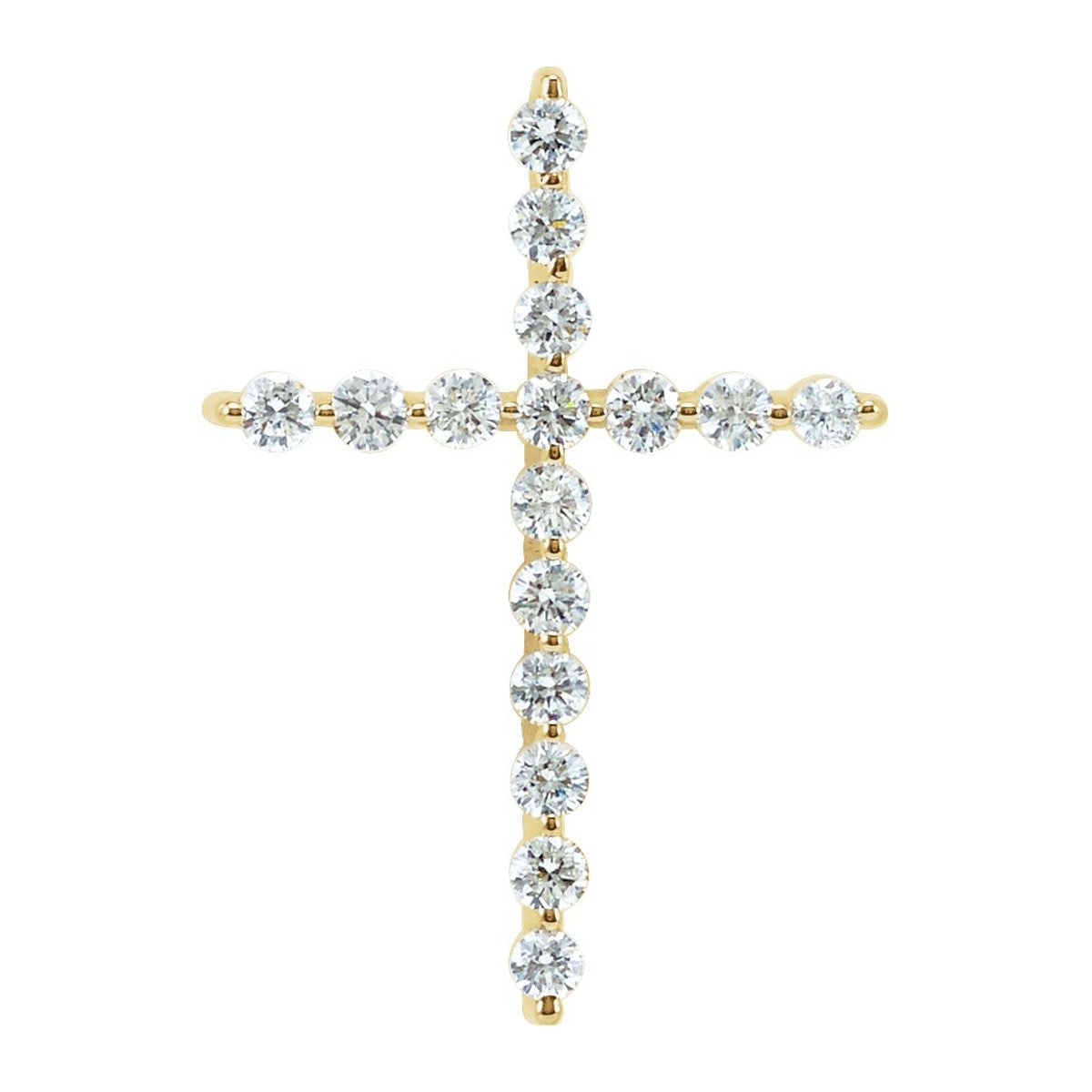 Diamond Latin Cross Pendant