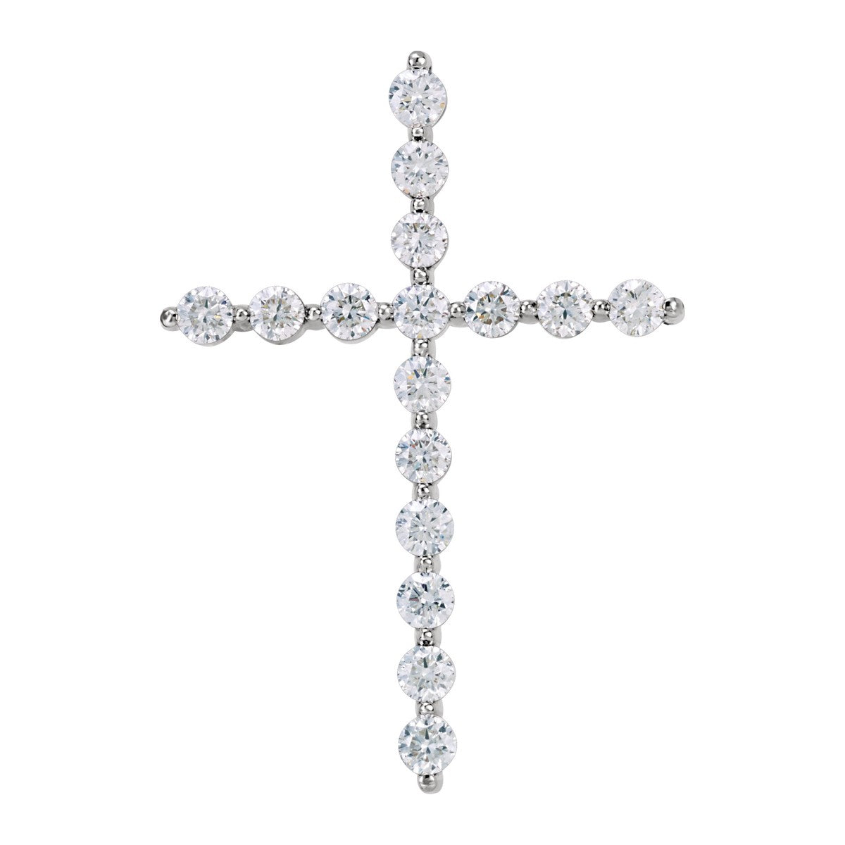 Diamond Latin Cross Pendant