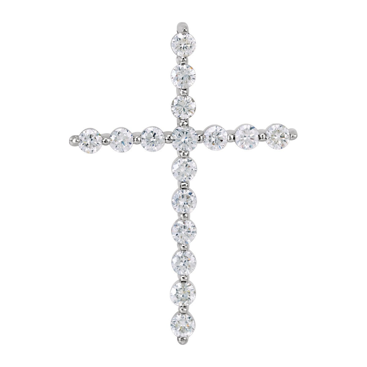 Diamond Latin Cross Pendant