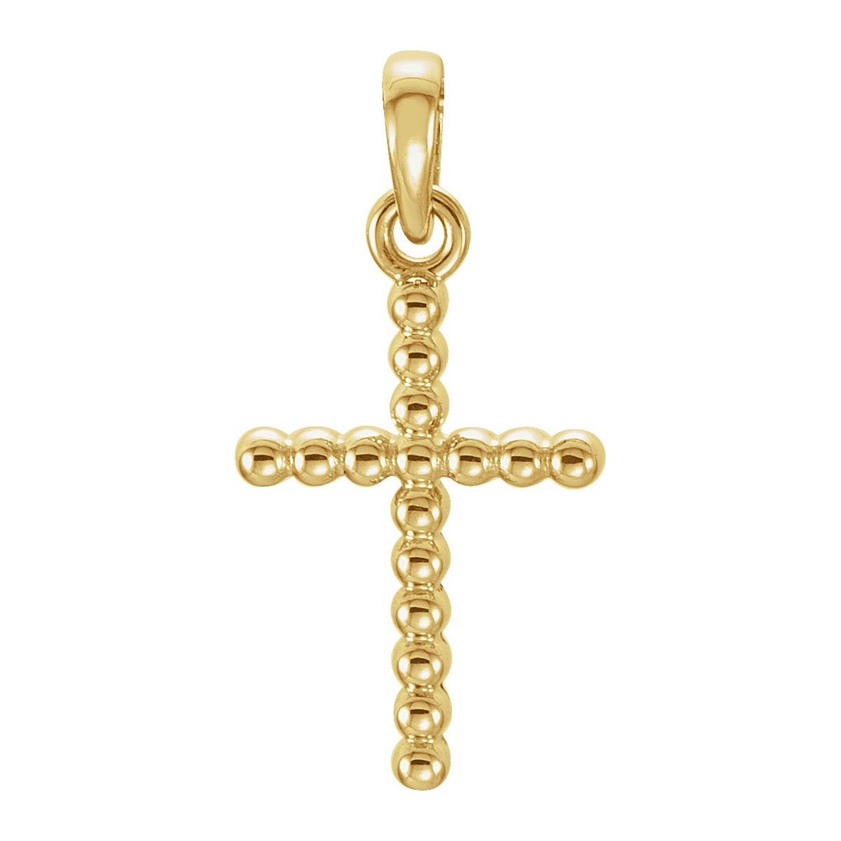Beaded Cross Pendant