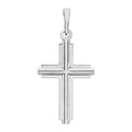 Stepped Cross Pendant