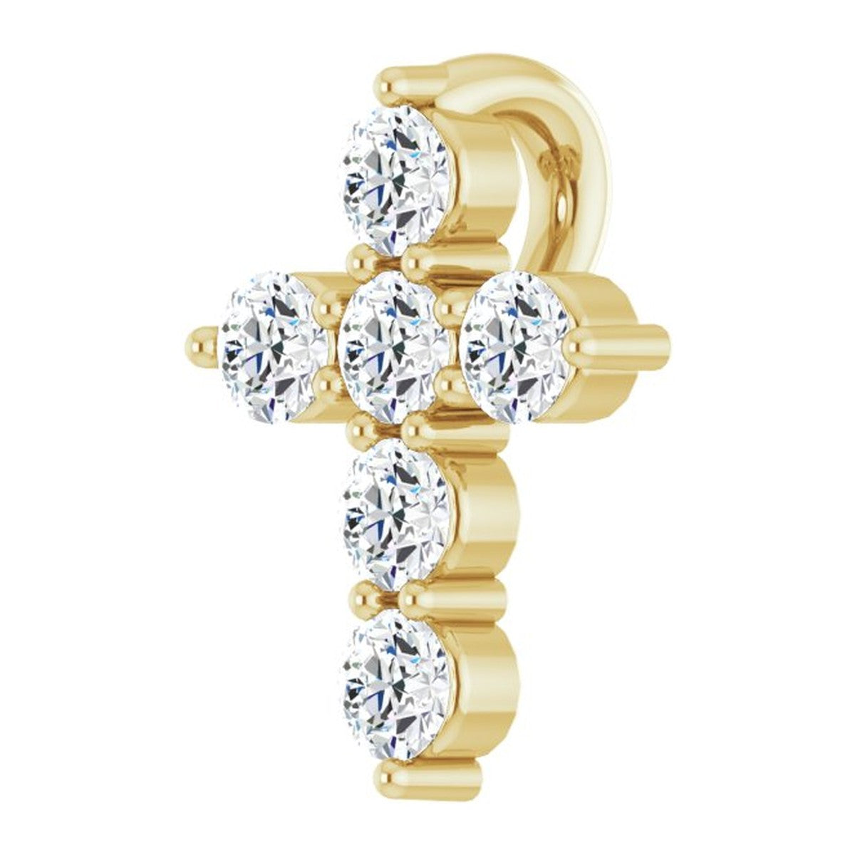 Accented Cross Pendant