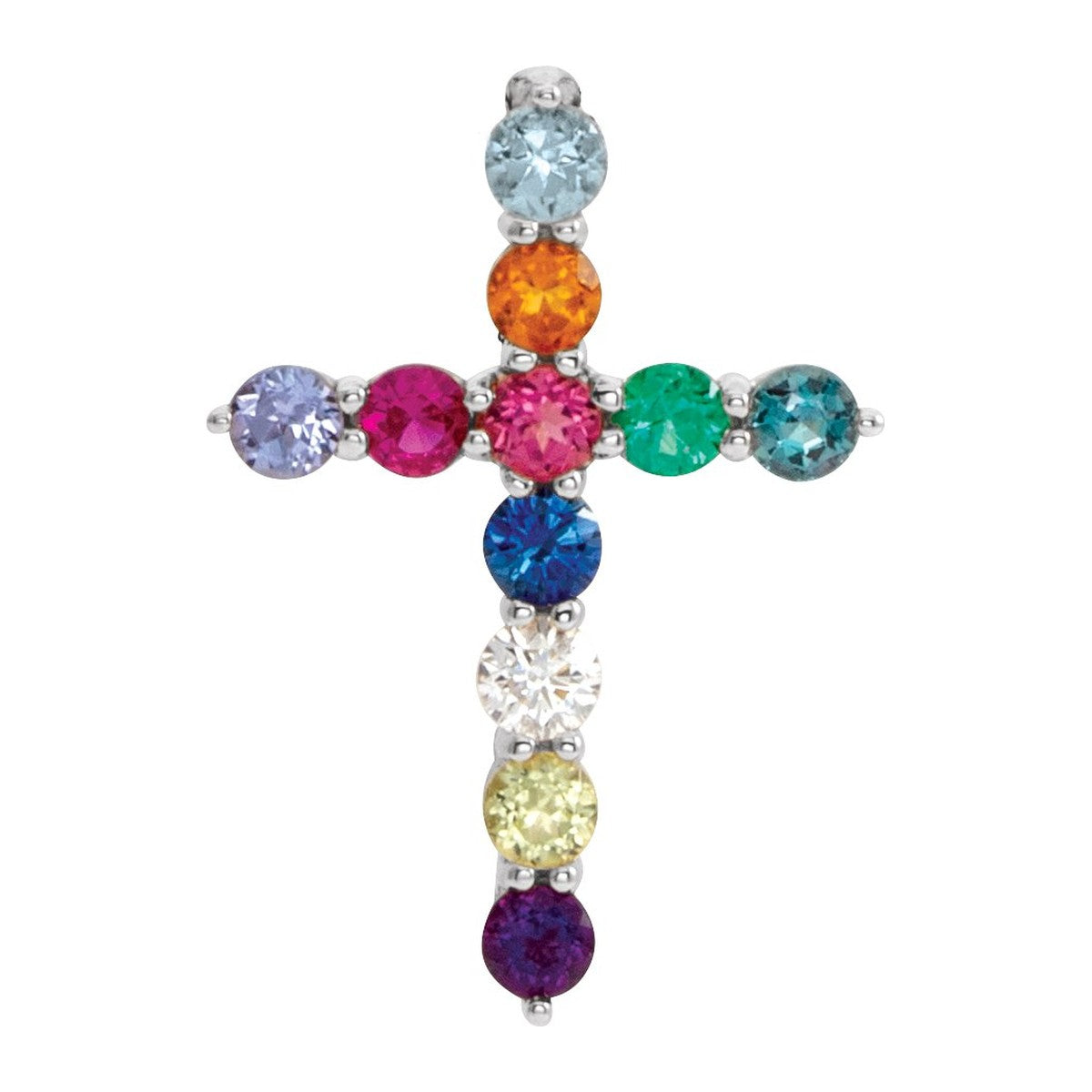 Accented Cross Pendant