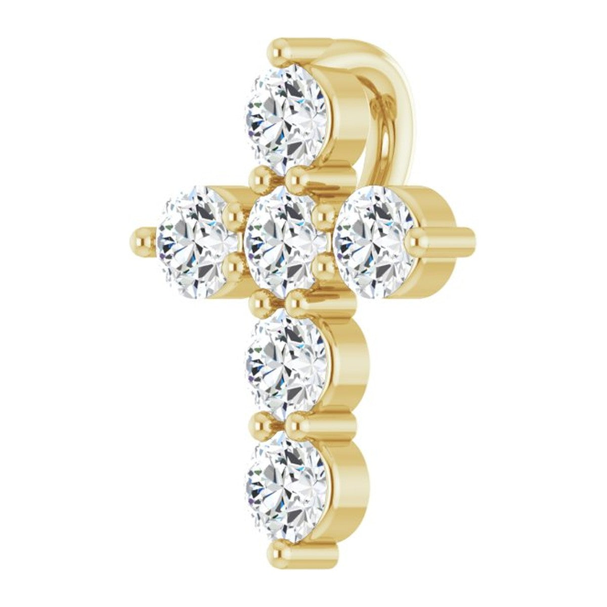 Accented Cross Pendant
