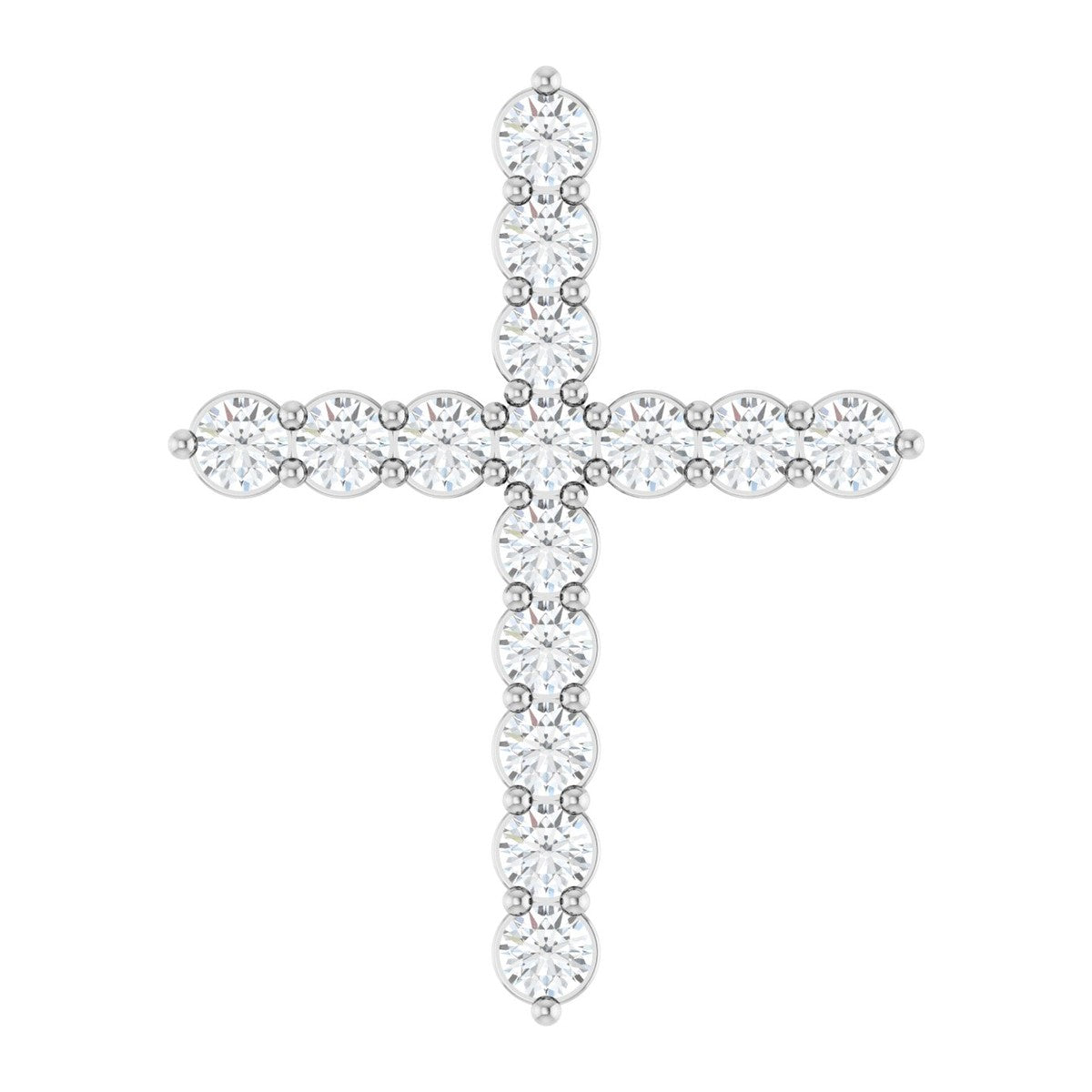 Accented Cross Pendant