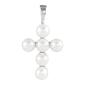 Freshwater Pearl Cross Pendant