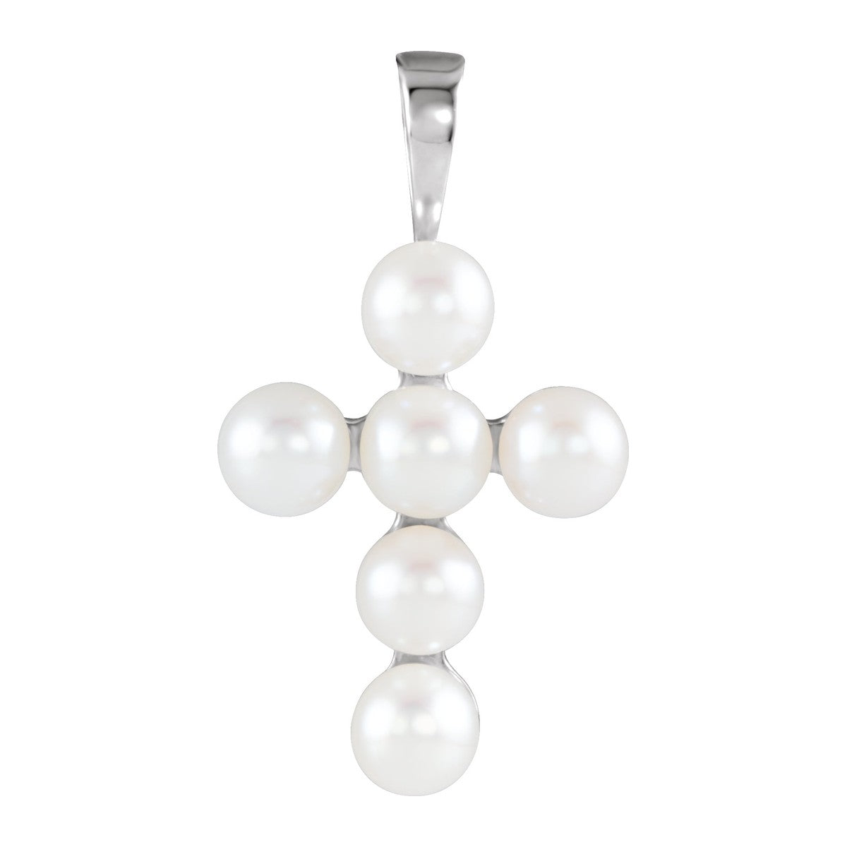 Freshwater Pearl Cross Pendant