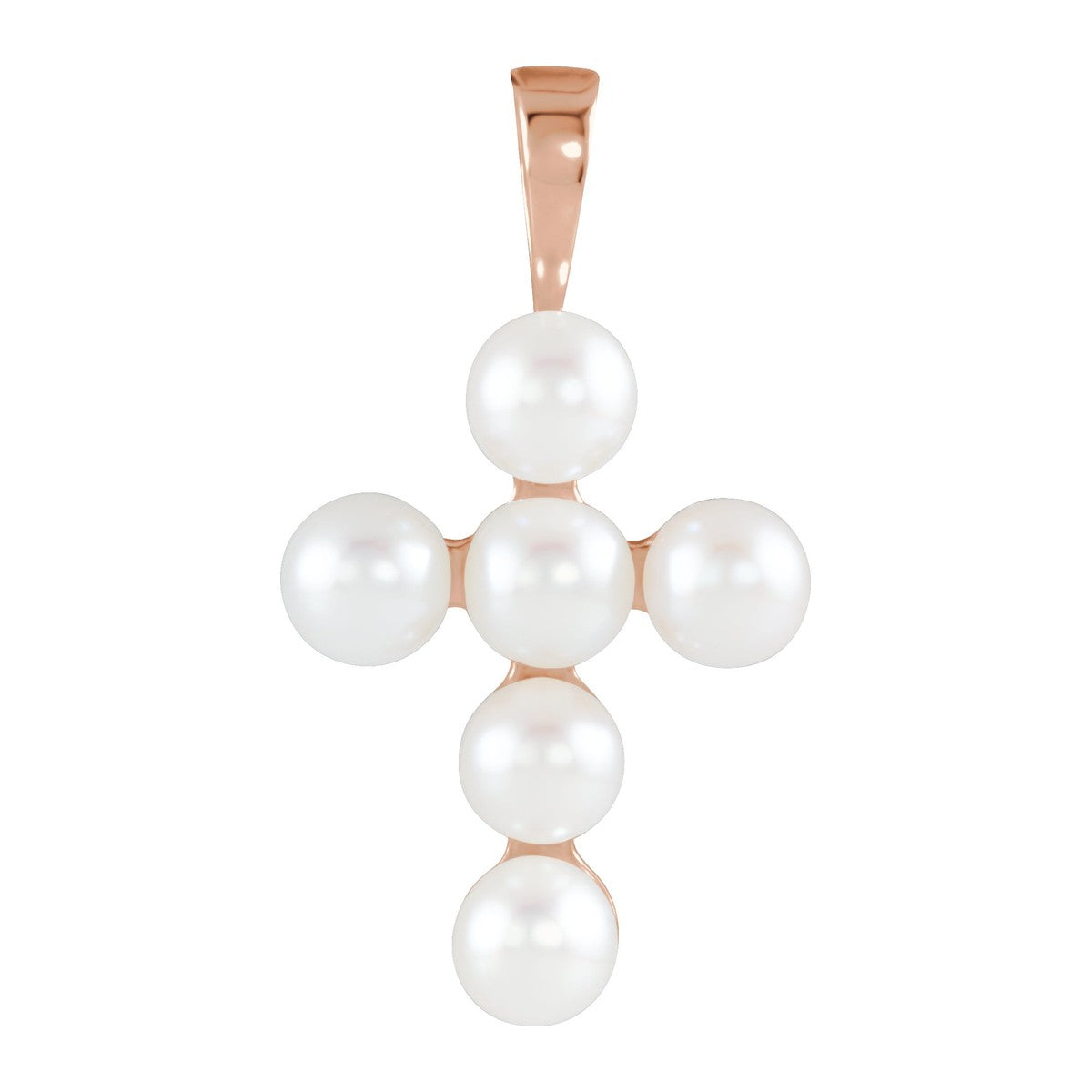 Freshwater Pearl Cross Pendant